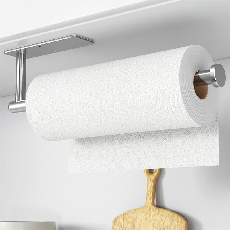 Brightroom Paper Towel Holder Self Adhesive Stainless