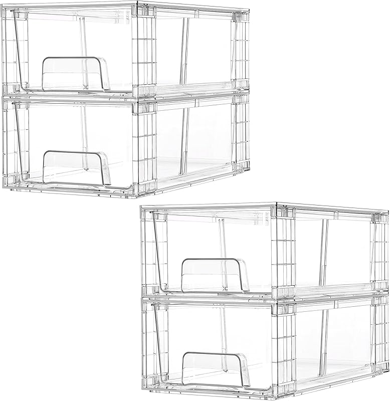 Brightroom Stackable Organizers Assemble Undersink organization
